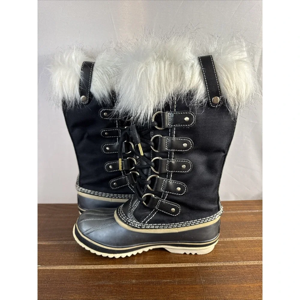 Sorel Joan of Arctic 10th Anniversary Boots Size 6 Waterproof Snow Winter Fur‎